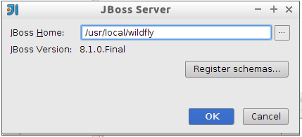 Directorio de instalación de JBoss