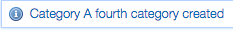 Indicando el nombre de la categoría
