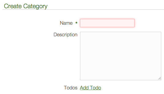 Crear una categoría