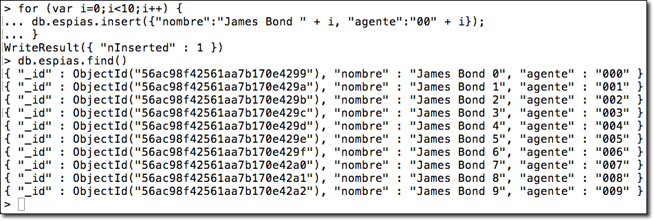 Uso de JavaScript en el shell