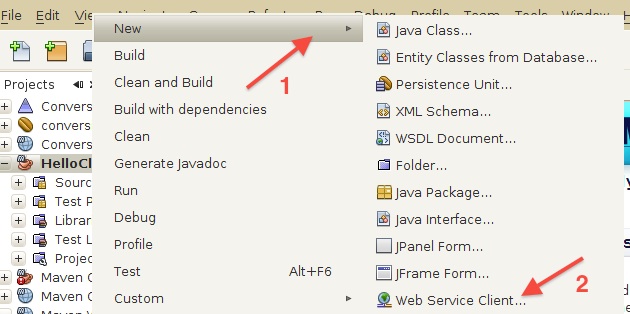 Creaci&oacute;n de un cliente de servicio Web