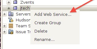 A&ntilde;adimos un nuevo servicio en el grupo creado