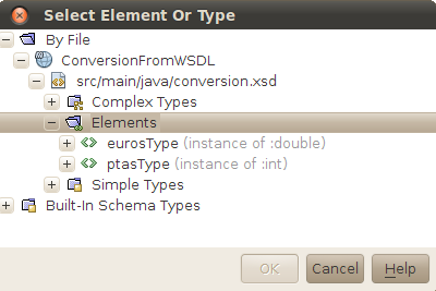 Selecci&oacute;n del tipo de las partes de los mensajes